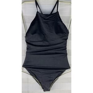 NWT Andie The Asbury One Piece Black Swimsuit Size XS